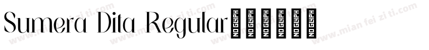 Sumera Dita Regular字体转换